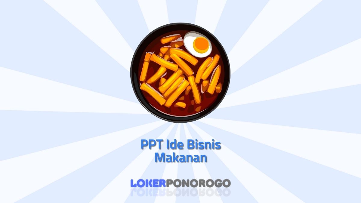 PPT Ide Bisnis Makanan