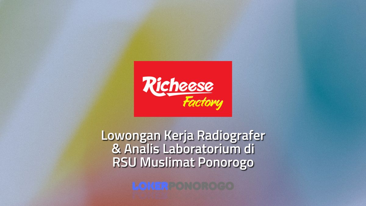 Lowongan Kerja Richeese Factory di Surabaya