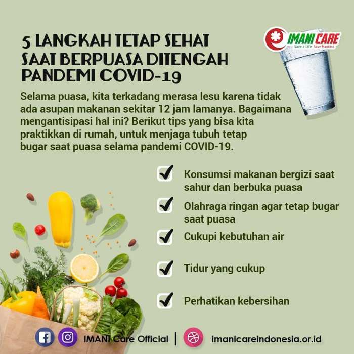 Tips Menjaga Kesehatan Selama Puasa: Panduan Lengkap