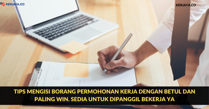 Tips Permohonan Kerja: Panduan Lengkap untuk Sukses