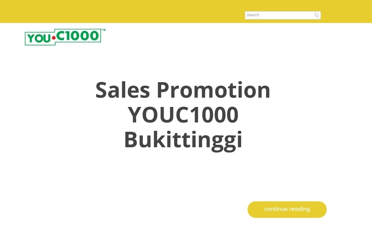 Sales Promotion YOUC1000 Bukittinggi