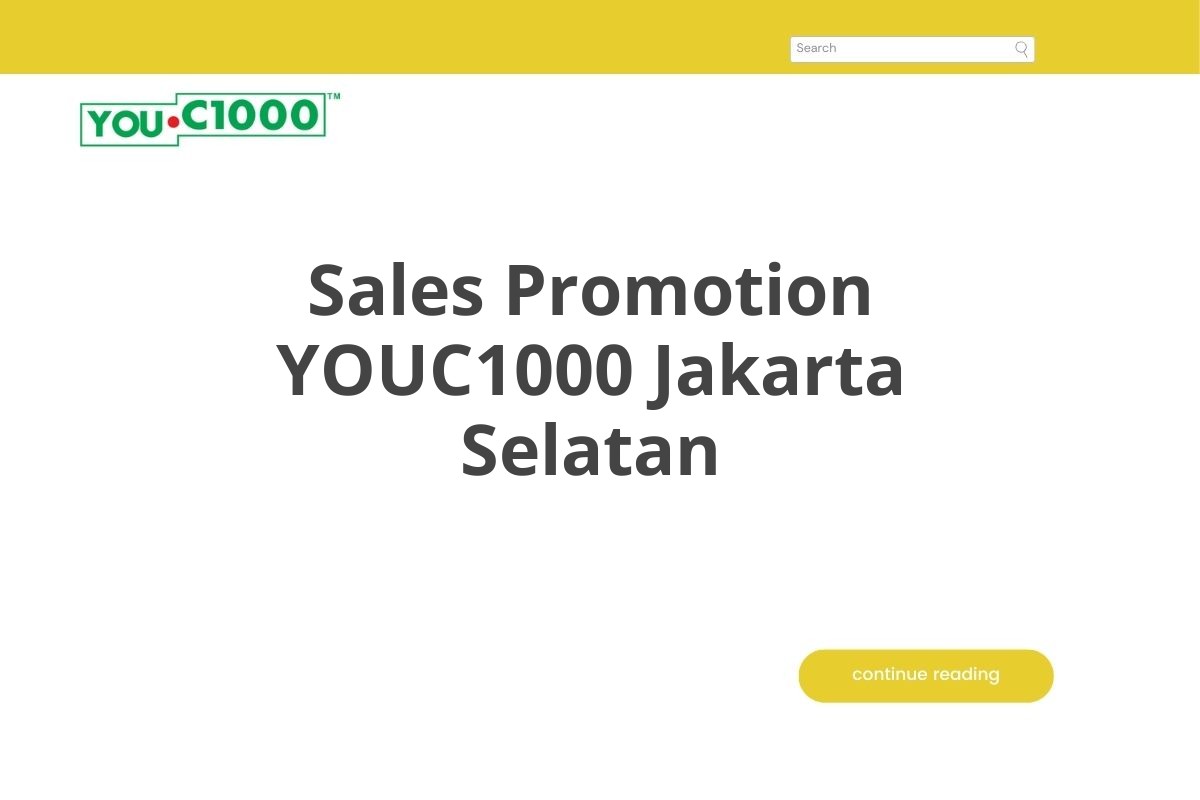 Sales Promotion YOUC1000 Jakarta Selatan