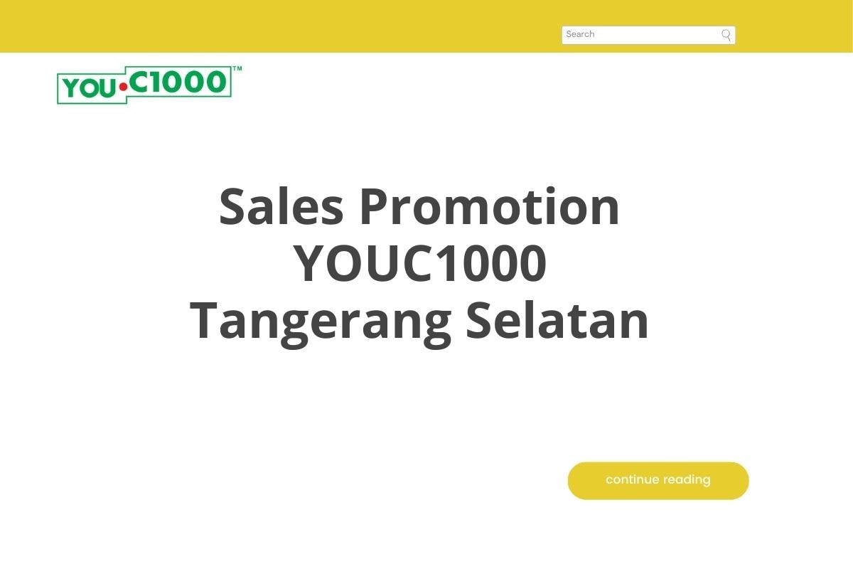 Sales Promotion YOUC1000 Tangerang Selatan