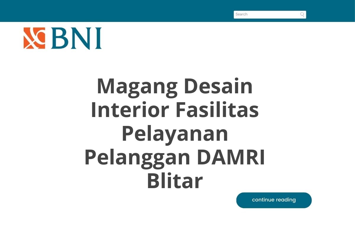 Magang Desain Interior Fasilitas Pelayanan Pelanggan DAMRI Blitar