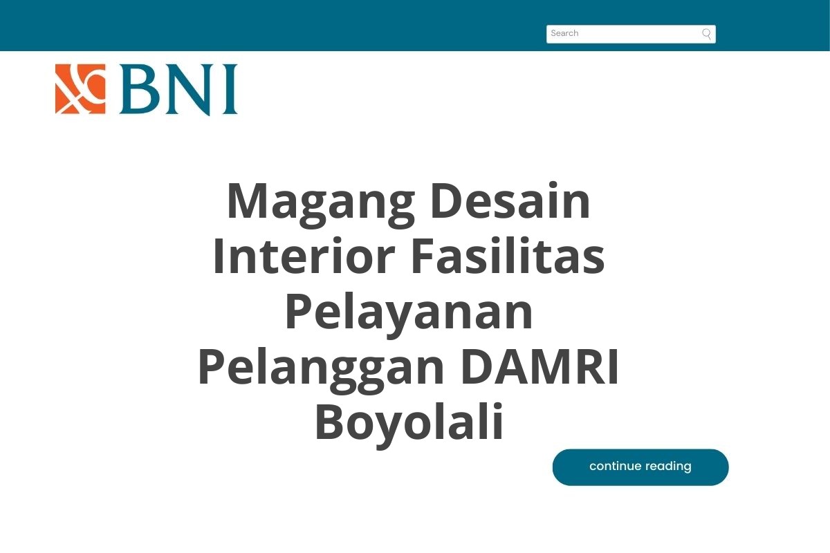 Magang Desain Interior Fasilitas Pelayanan Pelanggan DAMRI Boyolali